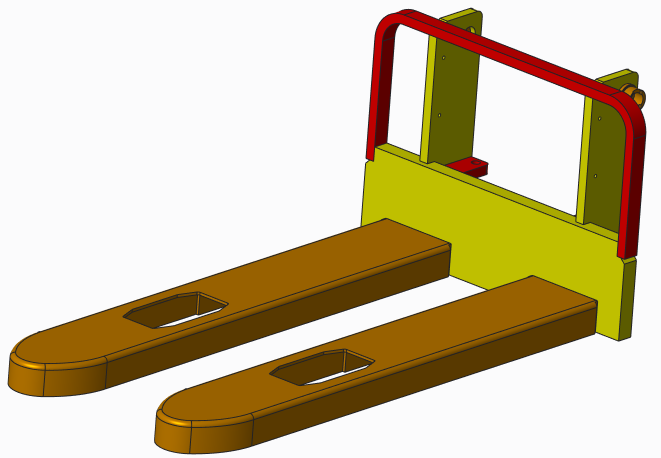 叉车架图 叉车架图